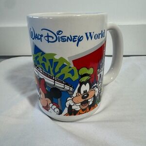 GRANDMA Walt‎ Disney World Souvenir 12oz Coffee Mug Cup Disneyana Epcot Castle